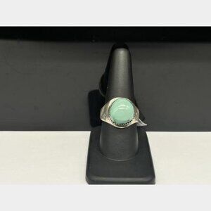 CLEARANCE! Navajo Artist-ANNIE LINCOLN- Gorgeous TurquoiseSterling Ring 8 1/4.